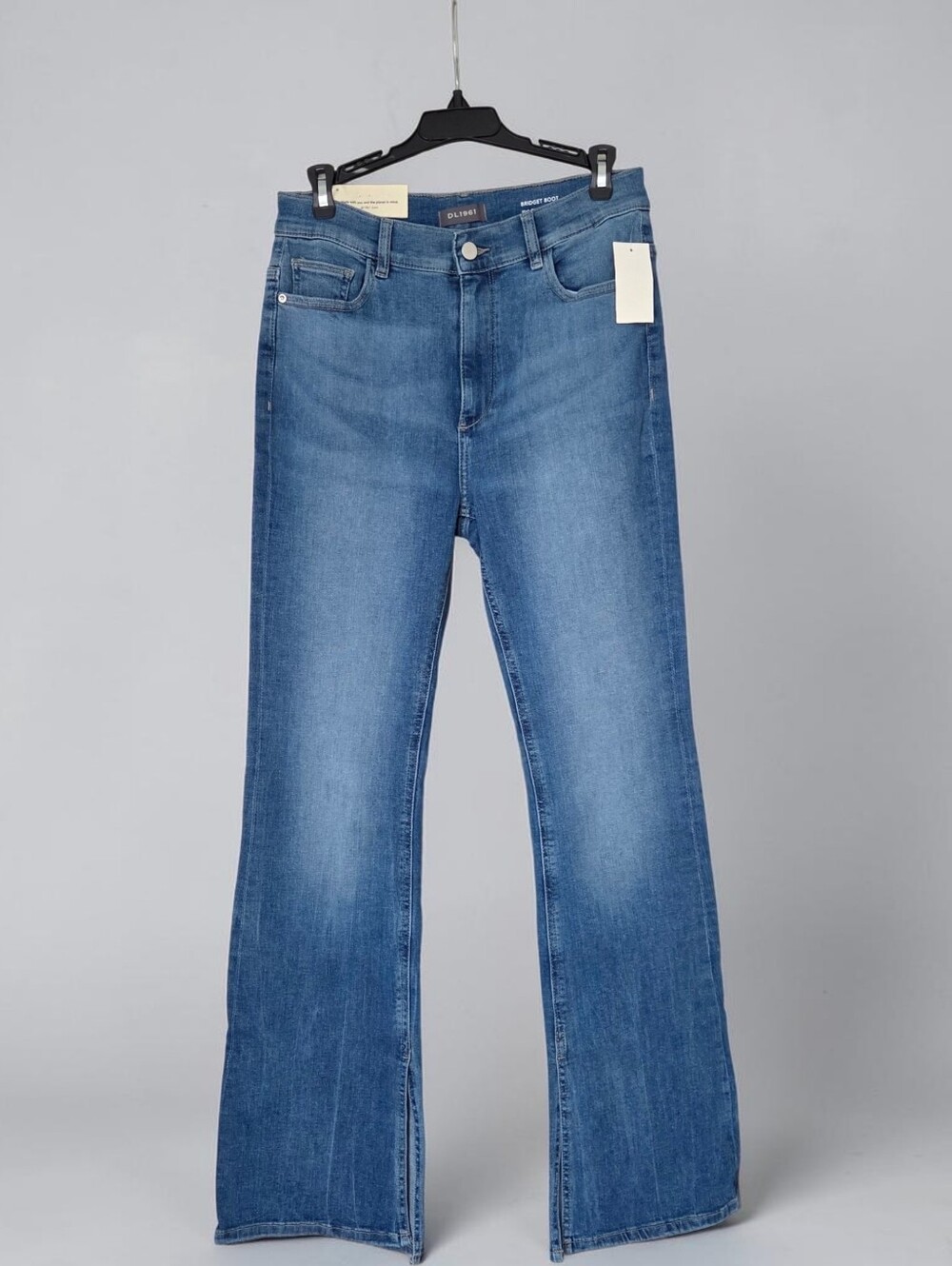 NWT DL1961 Bridget Boot Instasculpt 33" in Airway Size 30 High Rise Flare Jeans